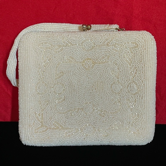 Vintage beaded clutch (hand made in Japan) - Picture 1 of 8